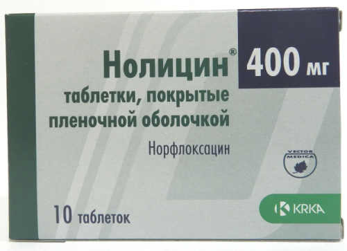 Ноліцін -інструкція щодо застосування при циститі ціна відгуки аналоги