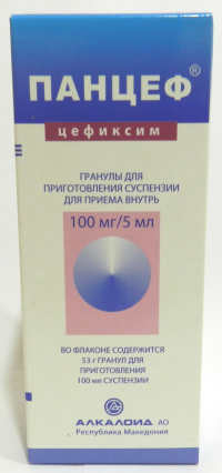 Панцеф суспензія - інструкція із застосування аналоги і відгуки